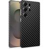 TF Skins Skin compatibile con Samsung Galaxy S25 & S25 Ultra, pellicola protettiva protettiva a 360° Full Coverage o Back Only (Full Coverage, Carbon Black, S25 Ultra)