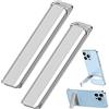Kinizuxi Cavalletto per Telefono Cellulare 2Pack,Supporto per Telefono in Alluminio Verticale e Orizzontale per Scrivania, Supporto per Telefono Regolabile Compatibile con iPhone, iPad- Argento