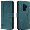 Bravoday Cover per Galaxy S9 Plus / S9+, Flip Custodia in Pelle PU Portafoglio Custodia per Galaxy S9 Plus / S9+, con Slot per Schede, Verde