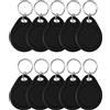 Timeskey NFC NFC-Tag Ntag215 NFC Chip NFC Keyfob NFC 215 Tag 540 Byte Memoria Compatibile con iPhone iOS App Homekit | Android Smartphone App (10 Pezzi)