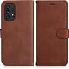 DENDICO Cover per Galaxy A33 5G, Premium Portafoglio PU Custodia in PU Pelle, Flip Libro TPU Bumper Caso per Samsung Galaxy A33 5G, Marrone
