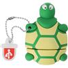BORLTER CLAMP Chiavetta USB da 64 GB, BorlterClamp Pendrive a Forma di Tartaruga Divertente e Carina Unità Flash USB 2.0 Penna USB Memoria Flash Drive per Archiviazione Dati, Verde
