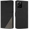 SONWO Cover per Xiaomi Poco X5 PRO 5G / Redmi Note 12 PRO 5G Custodia, Flip Caso in PU Pelle Case Cover Premium Portafoglio Custodia per Xiaomi Poco X5 PRO 5G / Redmi Note 12 PRO 5G, Nero