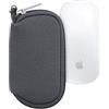 kwmobile Custodia Mouse Wireless Compatibile con Apple Magic Mouse 1/2 - Custodia Neoprene Mouse - Astuccio Porta Mouse PC Gaming grigio