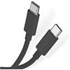 Adhiper Cavo USB-C a USB-C 60W 20V/3A Cavo di Ricarica Rapida Compatibile con Huawei MateBook 13s/14s, MateBook E 2023, MatePad SE/10.4, Serie Nova 11/12, Serie P60/P50 ecc. (1m/Nero)