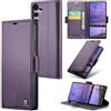 Rerzoiro Cover per Samsung Galaxy S25 Plus Custodia Portafoglio [Blocco RFID] Premium Pelle PU Wallet Case Flip Libro con Porta Carte Slot Supporto Flip Case per Samsung Galaxy S25 Plus, Viola