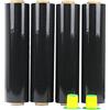 BOMEI PACK 4 Pack industriale nero Pallet Stretch Wrap Cling Film 20mic 400 mm 260 m con plastica rotolamento handle.Durable Self Adhering imballaggio, imballaggio, Heavy Duty Shrink Film BOMEI PACK