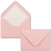 FarbenFroh by GUSTAV NEUSER 25x Buste formato B6 - colore: rosa - con fodera bianca - 12,5 x 17,6 cm - fodera in seta - Chiusura: Gommata - FarbenFroh by GUSTAV NEUSER