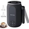 Fagalil Montalatte Elettrico, Montalatte 4 in 1 con Controllo Smart Touch e Manico Pieghevole Schiumatore Caldo e Freddo per Caffè Cappuccino Latte Cioccolata Calda (250 ml)