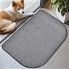 DOMUSTEX Zerbino Interno 60x90cm Semicerchio, Tappeto Antiscivolo e Lavabile in Lavatrice, Tappetino d'Ingresso Assorbenti per Cane, Corridoio, Bagno, Cucina