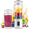 MIAOKE Frullatore Portatile Per Frullati, Frullatore Personale Ricaricabile Da 700 Ml, Con Funzione Automatica E A Impulsi, Con Bicchiere E Coperchio Da Viaggio, 6 Lame Affilate