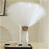 VIDSTW 30 Pezzi Pampas Decorative 55 cm Erba di Pampa Fiori Secchi Decorativi Piume Decorative Fiori Secchi Decorativi Decorazioni Casa per Vaso, per Decorazioni Matrimonio, Decorazione Casa (Bianco)