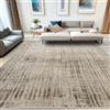 Tinyboy-hbq Tappeto Salotto Moderno Geometrico Astratto Tappeto Soggiorno Pelo Corto Morbido Antiscivolo Tappeti Salotto Grandi Camera da Letto (200 x 300 cm, Abstract Beige Grigio/Marrone chiaro)