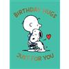 Danilo Promotions LTD PEANUTS SNOOPY BIRTHDAY BIRTHDAY HUGS'