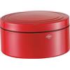 WESCO Contenitore per pasticceria Classic Line, colore redorange, lamiera d'acciaio verniciata a polvere, volume 4 litri, chiusura ermetica, edizione speciale Natale