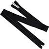 Aerzetix - Set di 6 Cerniere Lampo a Spirale N°5 70cm separabili Nero con cursore Decorativo | per creazioni Abbigliamento Accessori Borse Cucito Fai da Te
