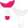 KINBOM 2 Pezzi Protezione Ciglia, Strumento Protezione Mascara in Silicone Protezione per Mascara per Prevenire i Residui di Trucco per Donne e Ragazze Trucco per Occhi (Rosa, Trasparente)