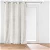 Douceur d'Intérieur, Tenda con occhielli (140 x 240 cm) Flanela Naturale, Flanella Relief