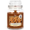Magic Lights Candela Profumata Pan di Zenzero 510g - 90 Ore - Stoppino in Legno Scoppiettante - Cera Vegetale - Made in Italy - Candela Gourmand Relax Casa