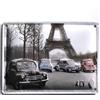 Les Collections Rétro Piastra in metallo Renault 4cv (20x15cm) modello in rilievo