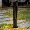 M Ledme - Lampioncino LED Andru Nero 10W, 1000 lumen, luce regolabile da calda a fredda, CCT, IP65 impermeabile, 80 cm, per giardino, terrazza, ingressi e cortili.