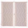 Atout Ciel Coppia di tende con finitura passasta, 2 x 60 x 90 cm, pronta da appendere, colore: Rosa antico