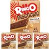 Pavesi Ringo Bisco Cioc Nocciole, Biscotto Ripieno di Crema con Nocciole Italiane 100% e Copertura di Cioccolato per Snack Dolce e Gustoso per la Merenda - Confezione da 24 Snacks - 162 g