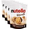 Nutella Biscuits - Croccanti Biscotti con un Cremoso Ripieno di Nutella, con Farina di Frumento e Zucchero di Canna, Ideali come Colazione, Snack e Merenda, Confezione da 1216 gr
