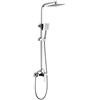 DP Griferia DP Bath RY-S018+M008 Set Doccia con Rubinetto Non Termostatico, in Acciaio Inox