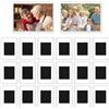 MOPLA 20 Pezzi Mini Cornice Portafoto Magnetico 6.8 x 4.8cm Portafoto Magnetico Frigo,Calamita Cornici Magnetiche,Acrilico calamite personalizzabili per Regali,Famiglia e amici