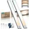 LROLTEF Luce LED Sottopensile Armadio con Sensore Movimento 3 Color 50CM 2P