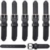 GORGECRAFT 6 Set Cappotto Da Cucire Attiva/Disattiva Bottoni Mantello Chiusura A Scatto Pelle PU Nera Bottoni Grandi In Metallo Fibbia A Scatto Clip di Ricambio Cintura per Borsone Abiti Da Cucito