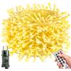 btfarm Luci Albero di Natale con Telecomando, 30M 300 LED Luci di Natale da Esterno ed Interno Timer, 8 Modalità Impermeabile Catena Luminosa Natalizia per Giardino, Casa, Bianco Caldo