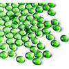 Meschett 0.44KG Marmi di Vetro Verde,Mini Perline di Vetro Piatto~150 PZ per Vaso Riempitivi,Mancala Gemme Fish Tank Rocce per Tavolo Acquario,Home Decor Art Craft Supplies(0.5~0.7)