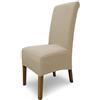 sh SCHEFFLER-HOME LIVE HOMESTYLE SCHEFFLER-Home Coprisedie Emma/Set di 6 Copri Sedie da Pranzo Elastici/Sedie da Pranzo/Coprisedie Elasticizzato in Cotone con Fascia Elastica/Coprisedie Eleganti, Beige