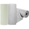 Ayicheyl Panni Microfibra Rotolo 2 Pezzi, Riutilizzabile Panno Microfibra Pulizia 20x20cm 40 Fogli, Multifunzione Strofinacci Cucina Stracci per Cucina, Auto, Finestre