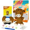 Outbit Kit per Animali All'uncinetto, set completo all'uncinetto con tutorial video passo-passo, Regali fai da te per adulti e bambini (Highland Cow)
