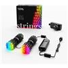 Twinkly Strings 250 LED RGB, Striscia di Luci LED per Esterno e Interno, Luci Smart Multicolore, Compatibile con Alexa e Google Home, Luci Mappabili, IP44, Controllo App, Filo Nero, 20m