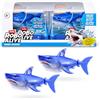 Robo Alive Water Activated Shark Confezione da 2 (Blue) by ZURU: Giocattolo robotico da bagno nuota immerso in acqua. Per bambini, ragazzi, adolescenti.