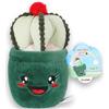 #sbabam Doki Doki 4Ever Green, Peluche Cactus Decorativo, Verde, 25 cm, con Patch Dreams, Morbido Pupazzo da Collezione per Tutte le Età
