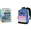 Funko Pop Disney Luau Stitch - Figurina da collezione Lilo & Stitch, Zaino Disney Cake HS Fan 2.2 31×44 cm 24L Blu