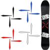 Fukaisu 16pz Pad Antiscivolo Snowboard, Punte di Trazione Snowboard Cuscinetti Piede Adesivo Forte Tappetino Stomp per Donne Uomini Principianti Migliore Presa degli Stivali & Controllo (4 Colori)