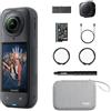 Insta360 X5 Camera Impermeabile 8K 360º, Superba in Bassa Luce, Selfie Stick Invisibile, Obiettivi Sostituibili, Batteria con Autonomia 3 ore, Stabilizzazione, Cover Antivento - Pack Essential