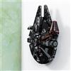 Brickify Supporto da parete compatibile con LEGO Star Wars 75389 The Dark Falcon - Staffa display premium per ricostruire i modelli Galaxy - Gancio per montaggio a parete (modello non incluso)