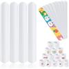 YiliYa Bracciali Bianchi a Schiaffo, 100 PCS Bianco Braccialetti Slap Bianco a Scatto Slap Bracelet Fai-da-Te per Il Giorno dei Bambini, Festa di Compleanno per Bambini, Ragazzi e Ragazze