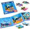 ASTARON Puzzle magnetici per bambini, 12-16-25 pezzi puzzle di apprendimento dell'oceano per il viaggio in auto, giocattoli da viaggio attività aereo per bambini