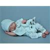 Anano Reborn Baby Bambola realistica realistica in silicone, 45 cm, bambola realistica Newborn con accessori regalo per adulti (bianco)