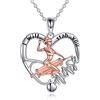 YFN Collana Infermiera Argento Sterling Ciondolo Stetoscopio Gioielli Regalo per Donna Bambina