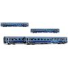 Rivarossi FS 2-unit pack, Z1 COACHES REBUILT, NEW INTERCITY LIV. NOTTE EP.VI 1:8