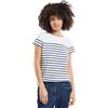 Armor-lux Armor Lux Marinière etel Héritage Femme, T-Shirt Donna, Multicolore (Bi9 Blanc/Rich Navy Bi9), 44 (Taglia Produttore: 2)